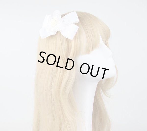 画像2: 子供アクセ ホワイトヘアアクセサリー /激安/結婚式/お値打ち/着物小物/髪飾り/振袖/卒業式 (2)