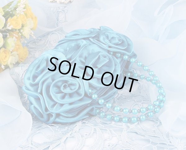 画像8: お花がいっぱいのバッグ　子供用バッグ　薔薇　かわいい　パーティー　ドレス　結婚式 (8)